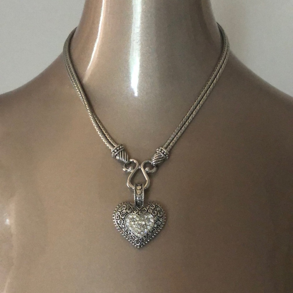 Lia Sophia silver necklace